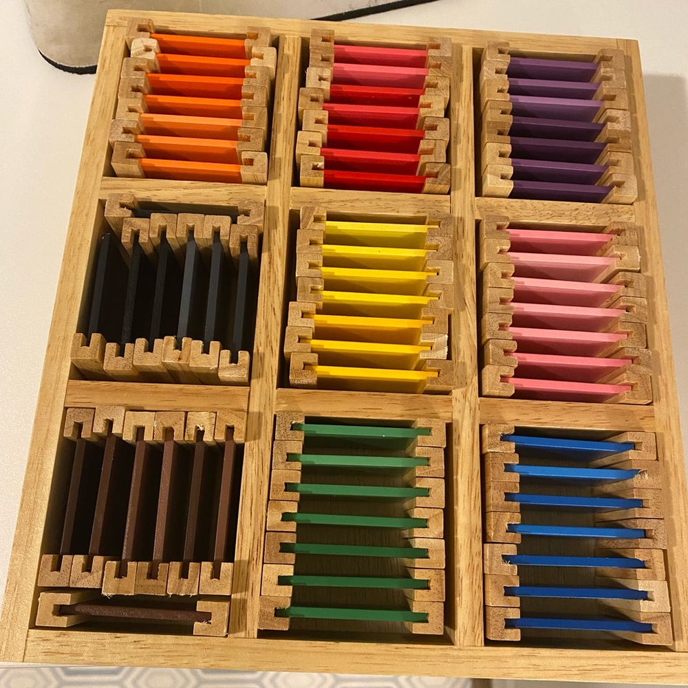 Montessori Color Tablets Set